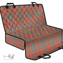 ScotsTee Shop Scottish MacDougall Ancient Clan Tartan Pet Seat Cover, Dog Car Seat Cover