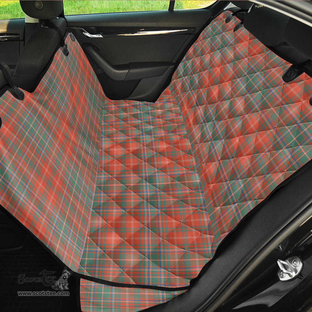 ScotsTee Shop Scottish MacDougall Ancient Clan Tartan Pet Seat Cover, Dog Car Seat Cover