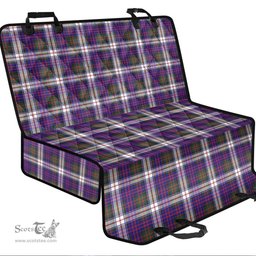 ScotsTee Shop Scottish MacDonald Dress Modern Clan Tartan Pet Seat Cover, Dog Car Seat Cover