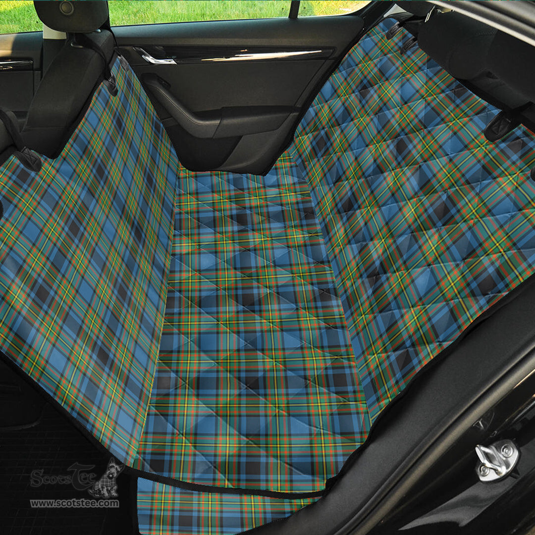 ScotsTee Shop Scottish Gillies Ancient Clan Tartan Pet Seat Cover, Dog Car Seat Cover