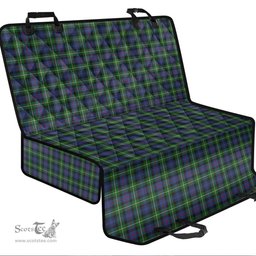 ScotsTee Shop Scottish MacKenzie Modern Clan Tartan Pet Seat Cover, Dog Car Seat Cover