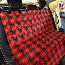 ScotsTee Shop Scottish MacIver Modern Clan Tartan Pet Seat Cover, Dog Car Seat Cover