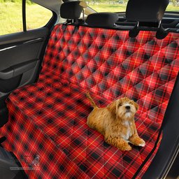 ScotsTee Shop Scottish MacIver Modern Clan Tartan Pet Seat Cover, Dog Car Seat Cover