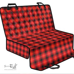 ScotsTee Shop Scottish MacIver Modern Clan Tartan Pet Seat Cover, Dog Car Seat Cover