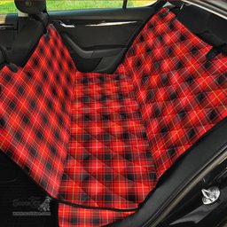 ScotsTee Shop Scottish MacIver Modern Clan Tartan Pet Seat Cover, Dog Car Seat Cover