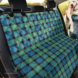 ScotsTee Shop Scottish Gunn Ancient Clan Tartan Pet Seat Cover, Dog Car Seat Cover