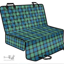 ScotsTee Shop Scottish Gunn Ancient Clan Tartan Pet Seat Cover, Dog Car Seat Cover