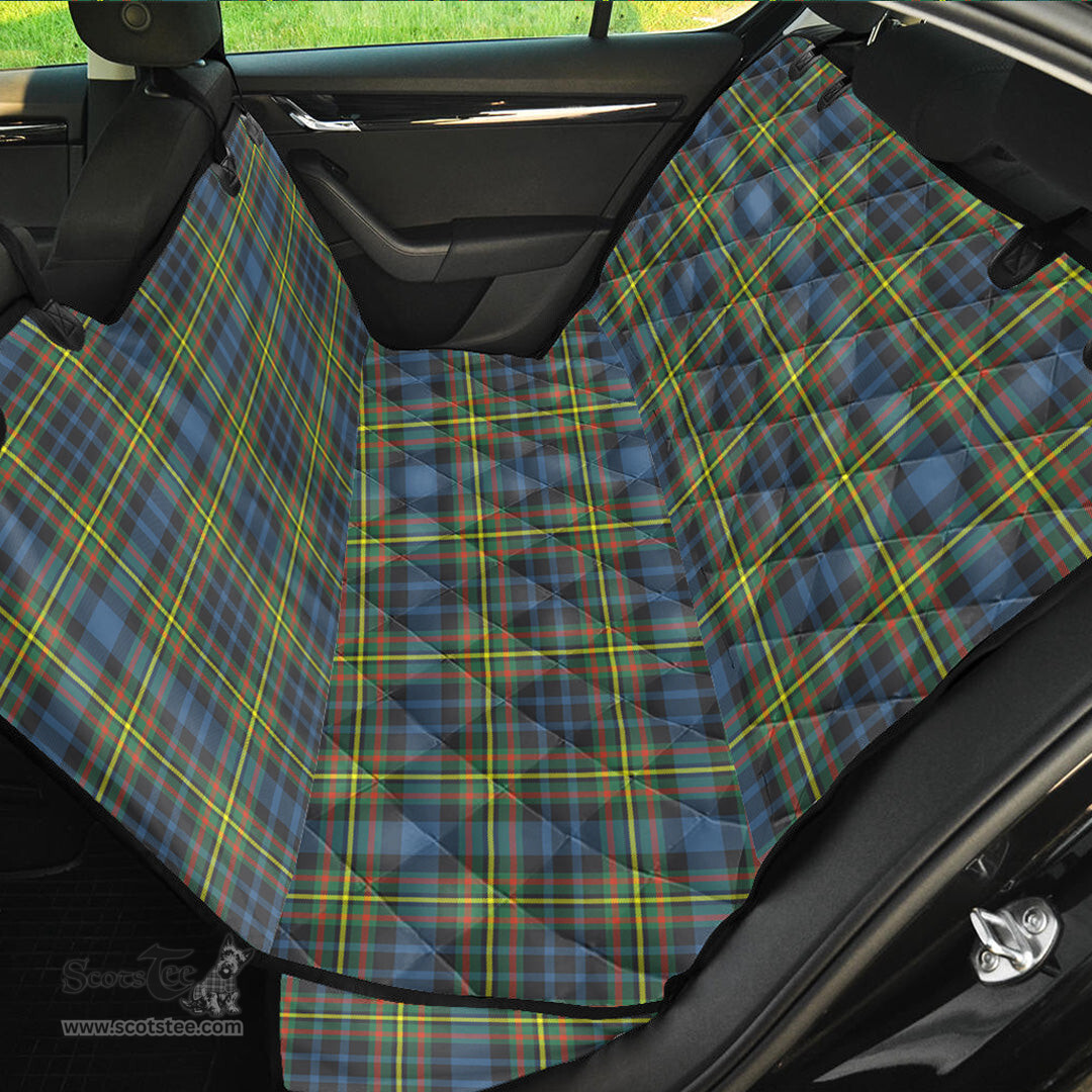 ScotsTee Shop Scottish MacLellan Ancient Clan Tartan Pet Seat Cover, Dog Car Seat Cover