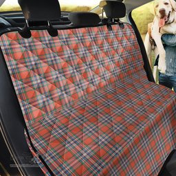 ScotsTee Shop Scottish MacFarlane Ancient Clan Tartan Pet Seat Cover, Dog Car Seat Cover