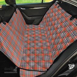 ScotsTee Shop Scottish MacFarlane Ancient Clan Tartan Pet Seat Cover, Dog Car Seat Cover