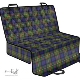 ScotsTee Shop Scottish MacLaren Modern Clan Tartan Pet Seat Cover, Dog Car Seat Cover