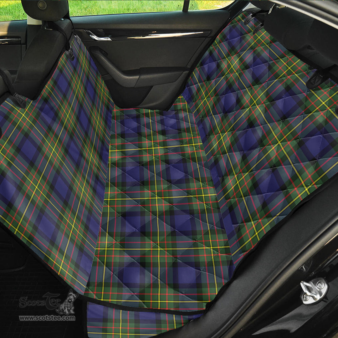 ScotsTee Shop Scottish MacLaren Modern Clan Tartan Pet Seat Cover, Dog Car Seat Cover