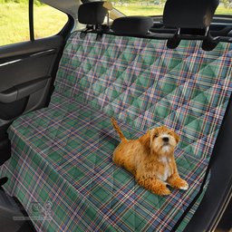 ScotsTee Shop Scottish MacFarlane Hunting Ancient Clan Tartan Pet Seat Cover, Dog Car Seat Cover