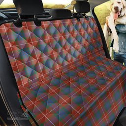 ScotsTee Shop Scottish Fraser Ancient Clan Tartan Pet Seat Cover, Dog Car Seat Cover