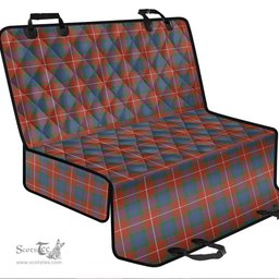 ScotsTee Shop Scottish Fraser Ancient Clan Tartan Pet Seat Cover, Dog Car Seat Cover