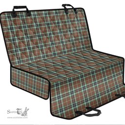 ScotsTee Shop Scottish Thomson Hunting Modern Clan Tartan Pet Seat Cover, Dog Car Seat Cover