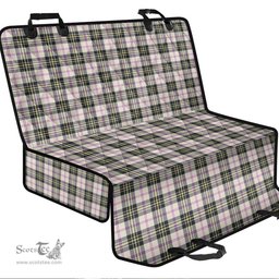 ScotsTee Shop Scottish MacPherson Dress Ancient Clan Tartan Pet Seat Cover, Dog Car Seat Cover