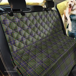 ScotsTee Shop Scottish MacMillan Hunting Modern Clan Tartan Pet Seat Cover, Dog Car Seat Cover