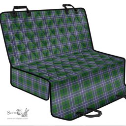 ScotsTee Shop Scottish Wishart Hunting Modern Clan Tartan Pet Seat Cover, Dog Car Seat Cover