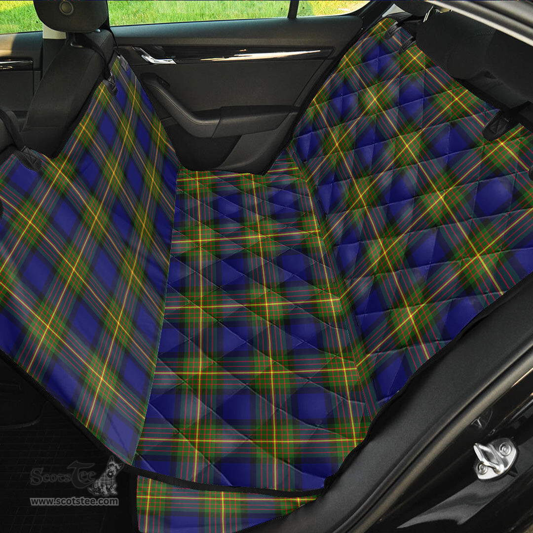 ScotsTee Shop Scottish More Muir Clan Tartan Pet Seat Cover, Dog Car Seat Cover