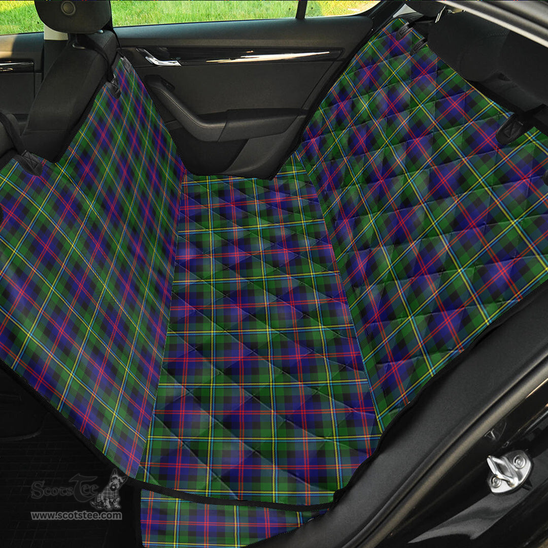 ScotsTee Shop Scottish Malcolm Modern Clan Tartan Pet Seat Cover, Dog Car Seat Cover