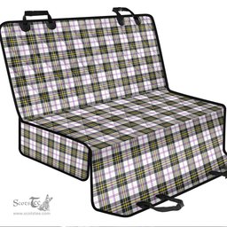 ScotsTee Shop Scottish MacPherson Dress Modern Clan Tartan Pet Seat Cover, Dog Car Seat Cover