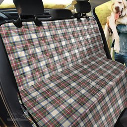 ScotsTee Shop Scottish Stewart Dress Ancient Clan Tartan Pet Seat Cover, Dog Car Seat Cover