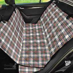 ScotsTee Shop Scottish Stewart Dress Ancient Clan Tartan Pet Seat Cover, Dog Car Seat Cover