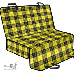 ScotsTee Shop Scottish MacLeod of Lewis Modern Clan Tartan Pet Seat Cover, Dog Car Seat Cover