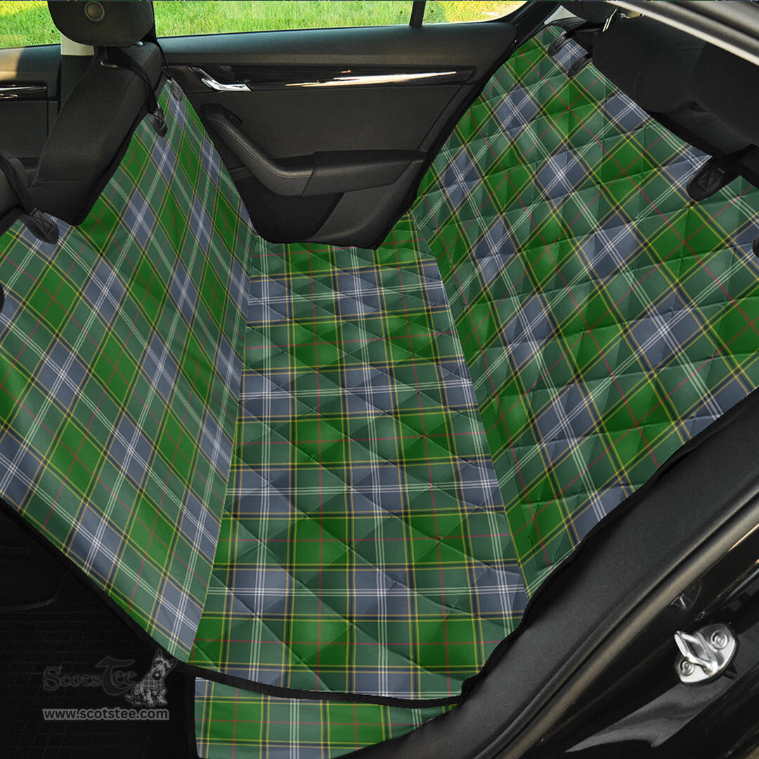 ScotsTee Shop Scottish Pringle Clan Tartan Pet Seat Cover, Dog Car Seat Cover