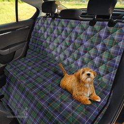 ScotsTee Shop Scottish MacRae Hunting Modern Clan Tartan Pet Seat Cover, Dog Car Seat Cover