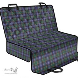ScotsTee Shop Scottish MacRae Hunting Modern Clan Tartan Pet Seat Cover, Dog Car Seat Cover