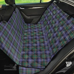 ScotsTee Shop Scottish MacRae Hunting Modern Clan Tartan Pet Seat Cover, Dog Car Seat Cover