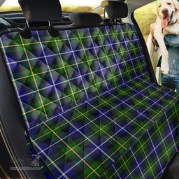 ScotsTee Shop Scottish MacNeill of Barra Modern Clan Tartan Pet Seat Cover, Dog Car Seat Cover