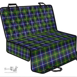 ScotsTee Shop Scottish MacNeill of Barra Modern Clan Tartan Pet Seat Cover, Dog Car Seat Cover