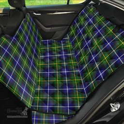 ScotsTee Shop Scottish MacNeill of Barra Modern Clan Tartan Pet Seat Cover, Dog Car Seat Cover