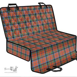 ScotsTee Shop Scottish MacNaughton Ancient Clan Tartan Pet Seat Cover, Dog Car Seat Cover