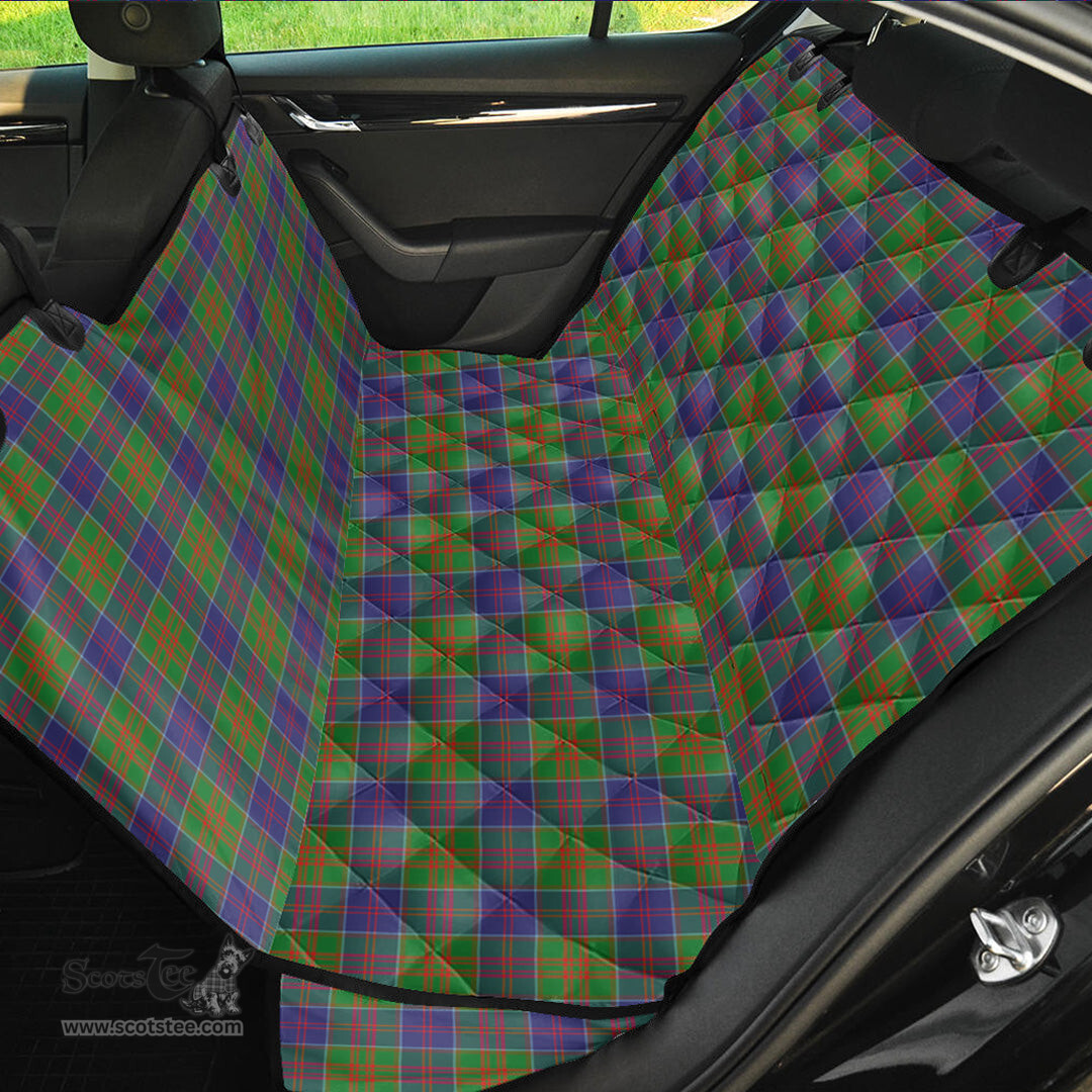 ScotsTee Shop Scottish Stewart of Appin Hunting Modern Clan Tartan Pet Seat Cover, Dog Car Seat Cover