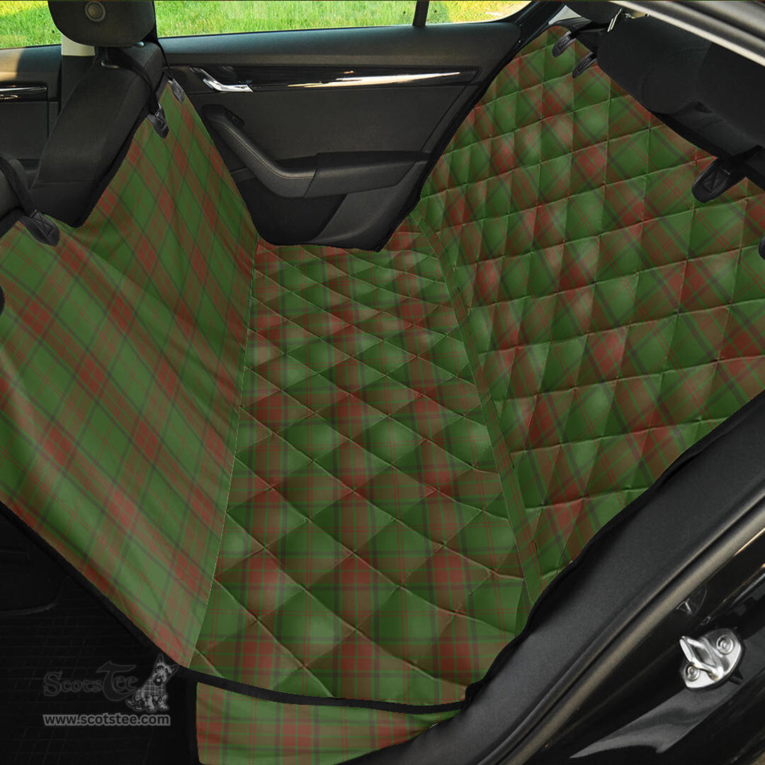 ScotsTee Shop Scottish Maxwell Hunting Clan Tartan Pet Seat Cover, Dog Car Seat Cover