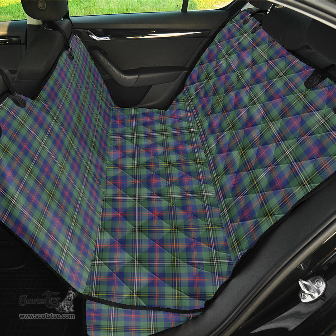 ScotsTee Shop Scottish Wood Modern Clan Tartan Pet Seat Cover, Dog Car Seat Cover