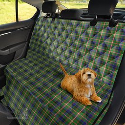 ScotsTee Shop Scottish Reid Green Clan Tartan Pet Seat Cover, Dog Car Seat Cover