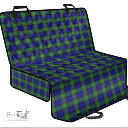 ScotsTee Shop Scottish Sempill Modern Clan Tartan Pet Seat Cover, Dog Car Seat Cover
