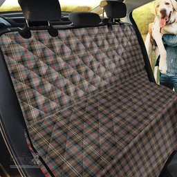 ScotsTee Shop Scottish Sutherland Weathered Clan Tartan Pet Seat Cover, Dog Car Seat Cover