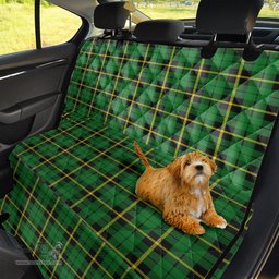 ScotsTee Shop Scottish Wallace Hunting Green Clan Tartan Pet Seat Cover, Dog Car Seat Cover