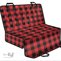 ScotsTee Shop Scottish Rob Roy MacGregor Modern Clan Tartan Pet Seat Cover, Dog Car Seat Cover