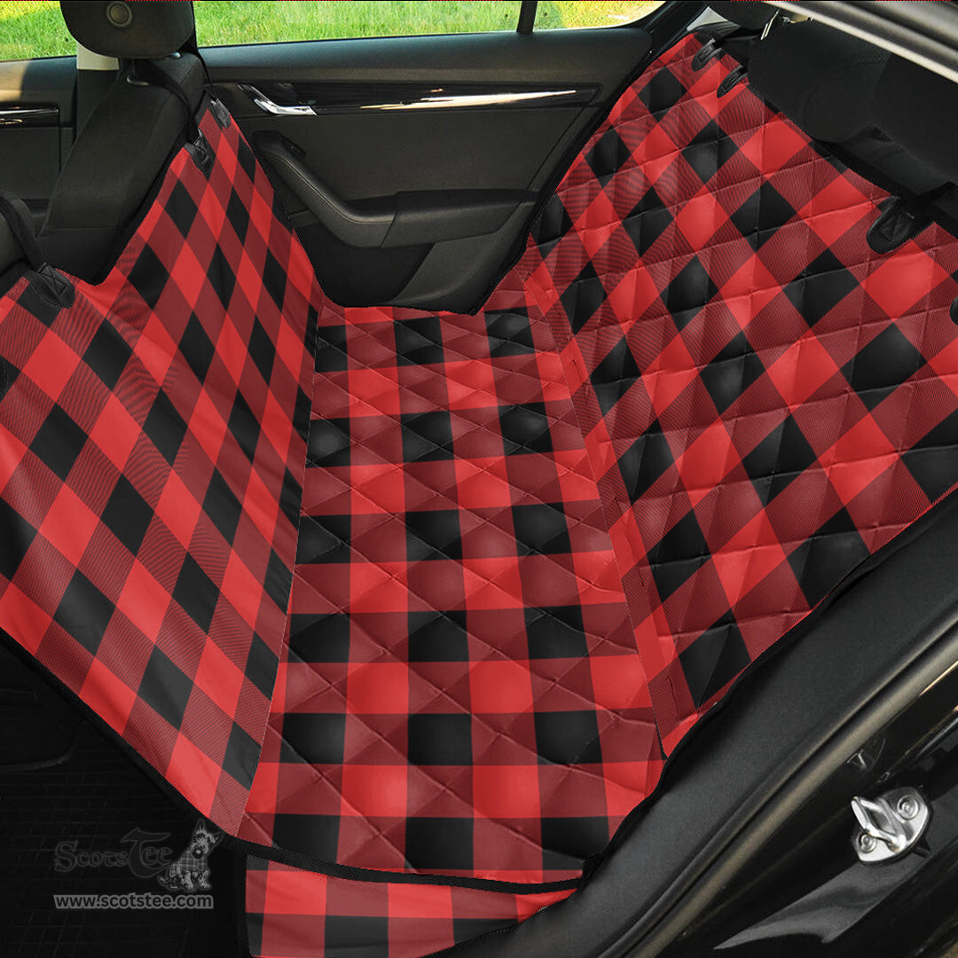 ScotsTee Shop Scottish Rob Roy MacGregor Modern Clan Tartan Pet Seat Cover, Dog Car Seat Cover