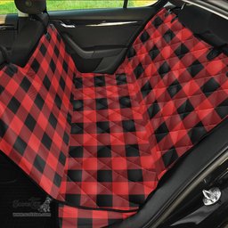ScotsTee Shop Scottish Rob Roy MacGregor Modern Clan Tartan Pet Seat Cover, Dog Car Seat Cover