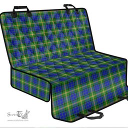 ScotsTee Shop Scottish Maitland Clan Tartan Pet Seat Cover, Dog Car Seat Cover