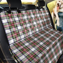 ScotsTee Shop Scottish Stewart Dress Modern Clan Tartan Pet Seat Cover, Dog Car Seat Cover