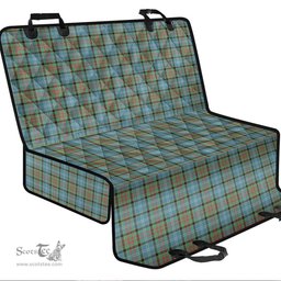 ScotsTee Shop Scottish Paisley District Clan Tartan Pet Seat Cover, Dog Car Seat Cover
